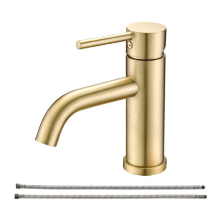 Modern Single Hole Bathroom Faucet - Sleek Vanity Sink Faucet